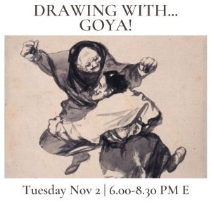Drawing with... Goya!