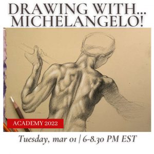 Drawing with… Michelangelo!