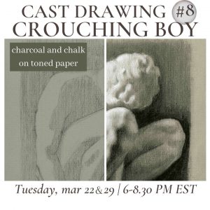 Cast Drawing Double Session: Michelangelo’s Crouching Boy